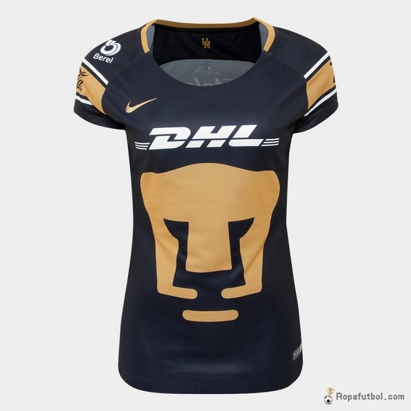 Camiseta UNAM Pumas Replica Segunda Ropa Mujer 2017/18